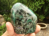 Polished Emerald In Matrix Standing Free Forms x 3 From Sandawana, Zimbabwe - TopRock
