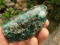 Polished Emerald In Matrix Standing Free Forms x 3 From Sandawana, Zimbabwe - TopRock