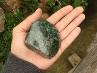Polished Emerald In Matrix Standing Free Forms x 3 From Sandawana, Zimbabwe - TopRock