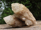 Natural White Phantom Smokey Quartz Clusters  x 6 From Luena, Congo - TopRock