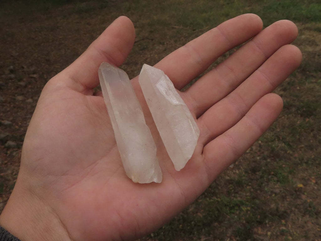 Natural Single Clear Quartz Crystals  x 35 From Madagascar - TopRock
