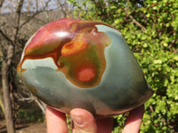 Polished Polychrome Jasper Domed Pieces  x 2 From Madagascar - Toprock Gemstones and Minerals 