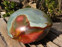 Polished Polychrome Jasper Domed Pieces  x 2 From Madagascar - Toprock Gemstones and Minerals 