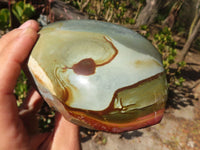 Polished Polychrome Jasper Domed Pieces  x 2 From Madagascar - Toprock Gemstones and Minerals 