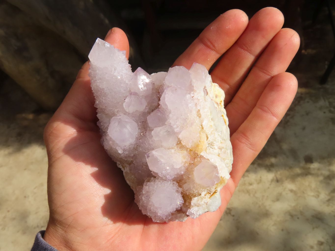 Natural Pale Lilac Spirit Quartz Clusters x 6 From Barberton, South Africa - Toprock Gemstones and Minerals 