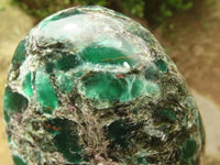 Polished Emerald In Matrix Standing Free Forms x 3 From Sandawana, Zimbabwe - TopRock