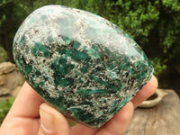 Polished Emerald In Matrix Standing Free Forms x 3 From Sandawana, Zimbabwe - TopRock