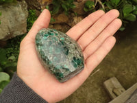 Polished Emerald In Matrix Standing Free Forms x 3 From Sandawana, Zimbabwe - TopRock
