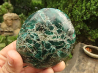 Polished Emerald In Matrix Standing Free Forms x 3 From Sandawana, Zimbabwe - TopRock