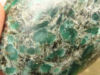 Polished Emerald In Matrix Standing Free Forms x 3 From Sandawana, Zimbabwe - TopRock