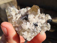 Natural Schorl Black Tourmaline Specimens x 12 From Erongo, Namibia