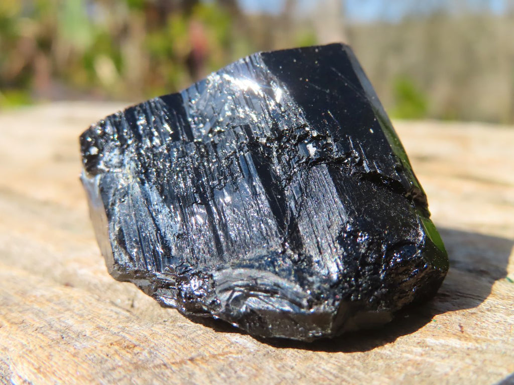 Natural Schorl Black Tourmaline Specimens x 12 From Erongo, Namibia - Toprock Gemstones and Minerals 