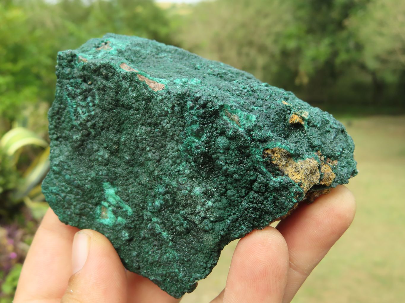 Natural Crystalline Malachite Specimens x 6 From Tenke Fungurume, Congo - TopRock