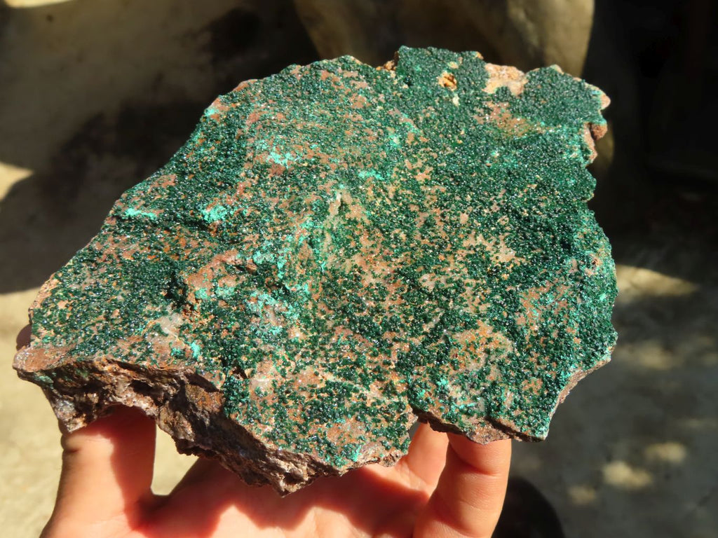 Natural Micro Botryoidal Crystalline Malachite Specimens  x 2 From Congo - Toprock Gemstones and Minerals 