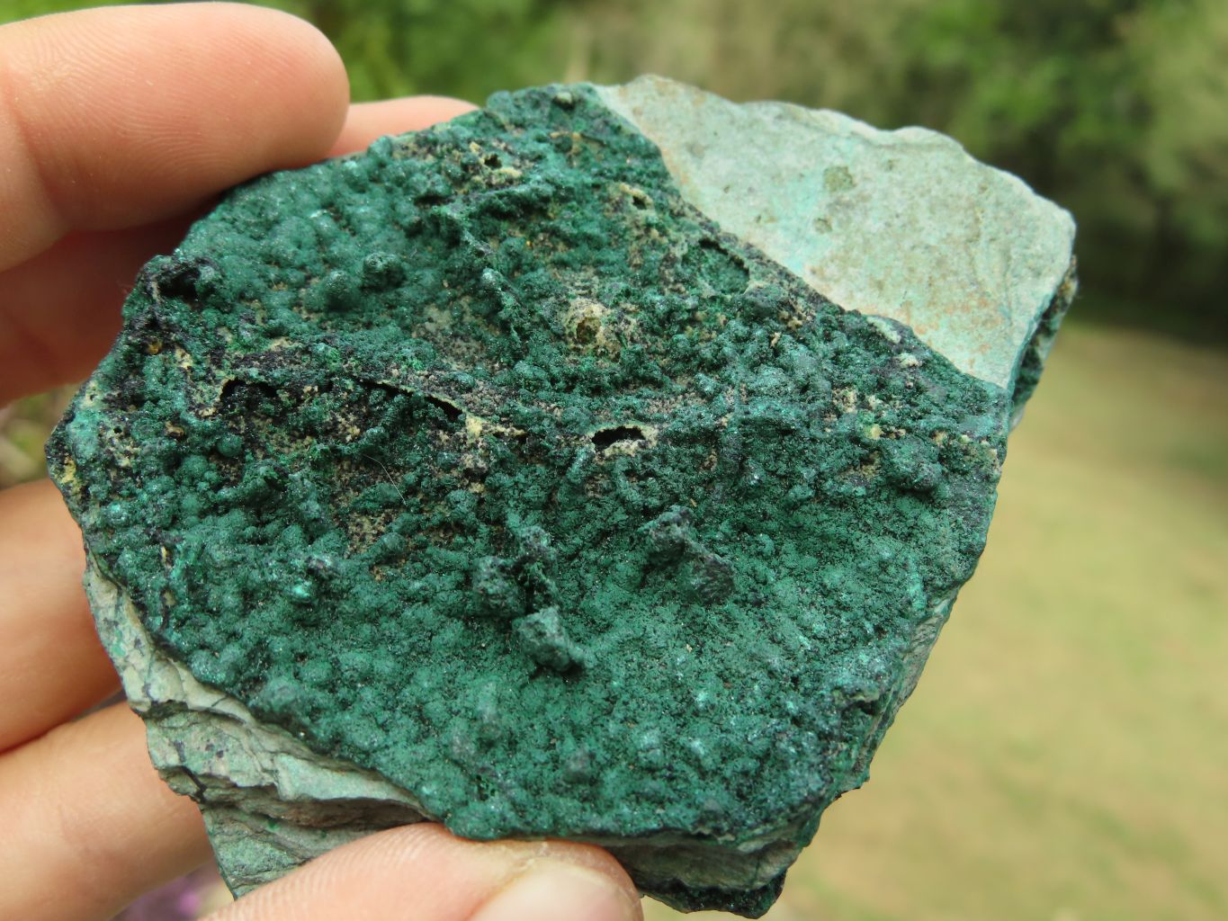 Natural Crystalline Malachite Specimens x 6 From Tenke Fungurume, Congo - TopRock