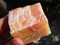 Natural New Sunset Orange Calcite Specimens  x 12 From Spitzkop, Namibia - Toprock Gemstones and Minerals 
