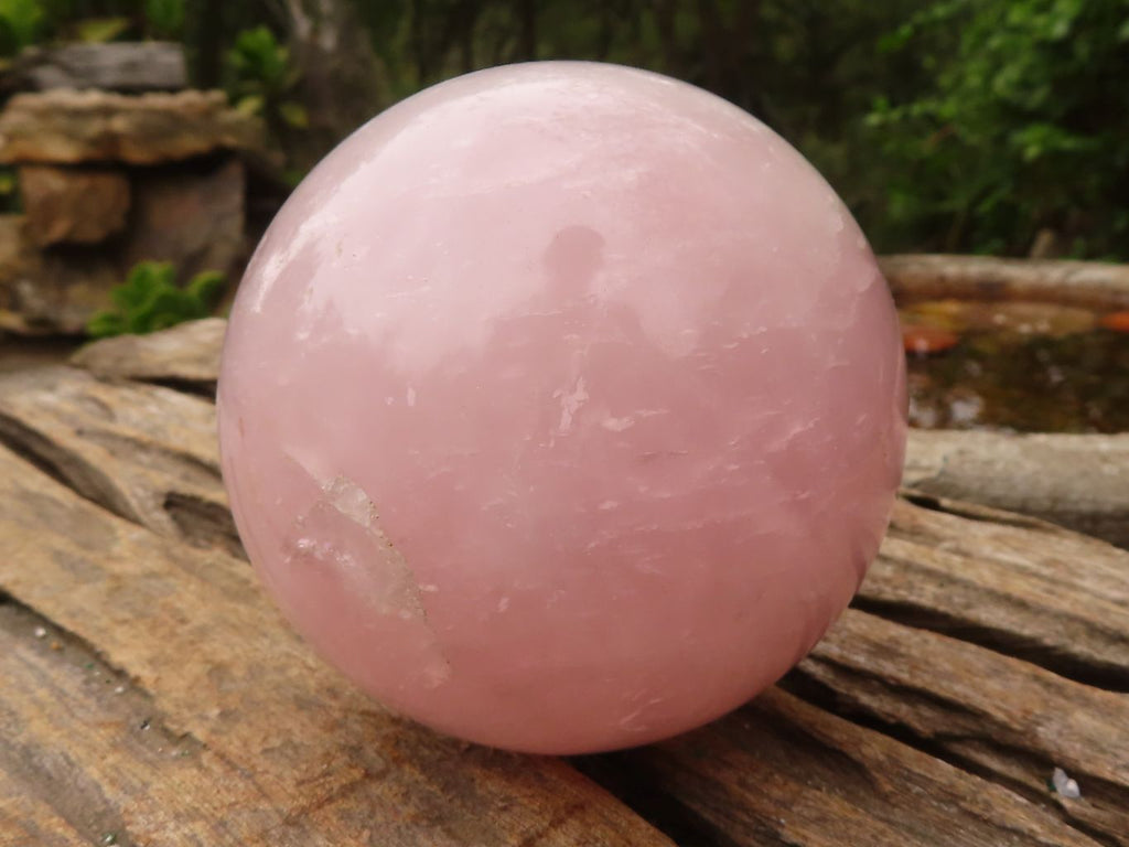 Polished Gemmy Rose Quartz Spheres  x 2 From Madagascar - Toprock Gemstones and Minerals 