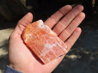 Natural New Sunset Orange Calcite Specimens  x 12 From Spitzkop, Namibia - Toprock Gemstones and Minerals 