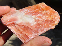 Natural New Sunset Orange Calcite Specimens  x 12 From Spitzkop, Namibia - Toprock Gemstones and Minerals 