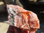 Natural New Sunset Orange Calcite Specimens  x 12 From Spitzkop, Namibia - Toprock Gemstones and Minerals 