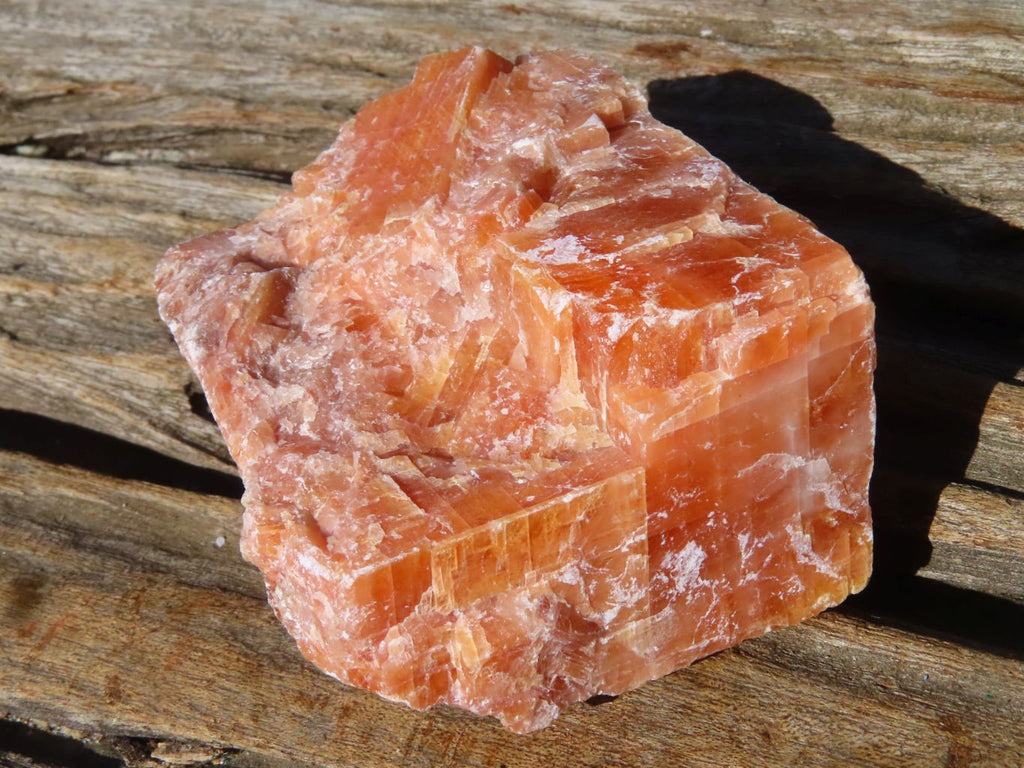 Natural New Sunset Orange Calcite Specimens  x 12 From Spitzkop, Namibia - Toprock Gemstones and Minerals 