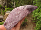 Polished Purple Lepidolite Free Forms  x 4 From Zimbabwe - Toprock Gemstones and Minerals 