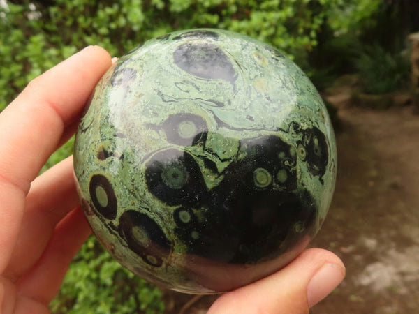 Polished Stromatolite / Kambamba Jasper Spheres  x 2 From Madagascar - Toprock Gemstones and Minerals 