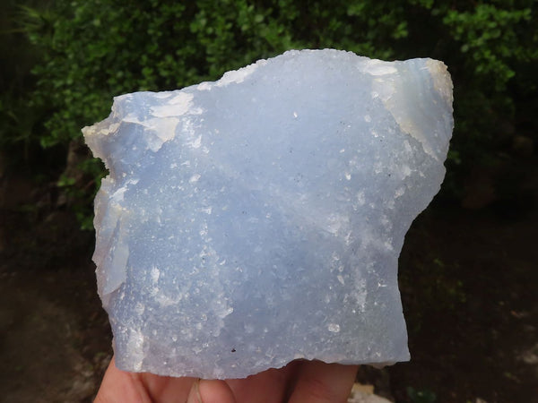Natural Blue Lace Agate Crystal Plates   x 3 From Malawi - Toprock Gemstones and Minerals 