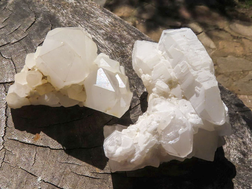 Natural Pineapple Quartz Crystals  x 24 From Antsirabe, Madagascar - TopRock