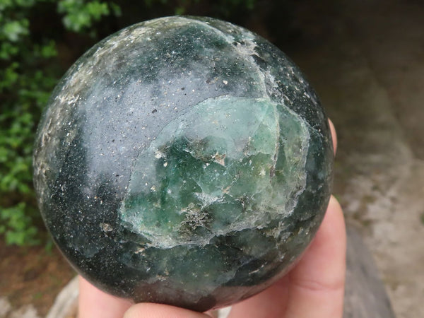 Polished Green Fuchsite Quartz Spheres  x 2 From Madagascar - TopRock