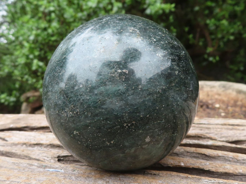 Polished Green Fuchsite Quartz Spheres  x 2 From Madagascar - TopRock
