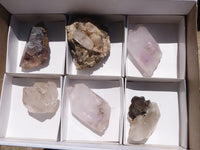 Natural Mixed Selection Of Brandberg Quartz Specimens  x 6 From Namibia - TopRock