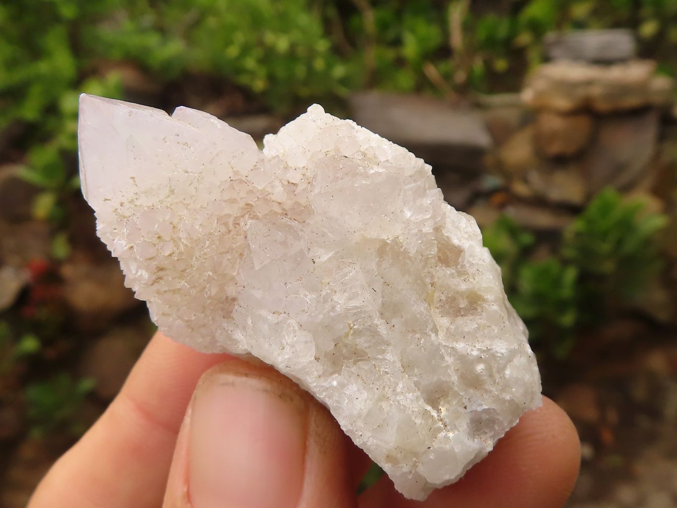 Natural Small White Spirit Quartz Specimens  x 35 From Boekenhouthoek, South Africa - Toprock Gemstones and Minerals 