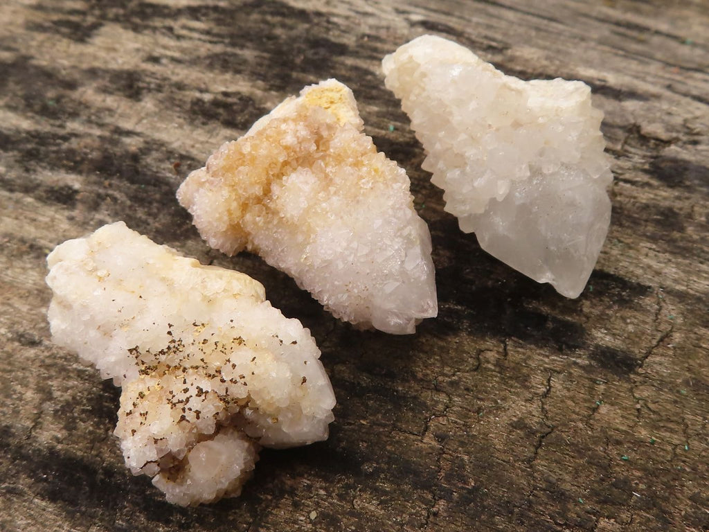 Natural Small White Spirit Quartz Specimens  x 35 From Boekenhouthoek, South Africa - Toprock Gemstones and Minerals 