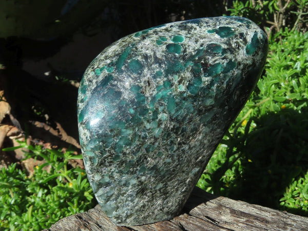 Polished Emeralds In Matrix Free Form x 1 From Zimbabwe - TopRock