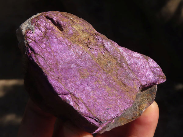 Natural Metallic Purpurite Cobbed Specimens  x 6 From Erongo, Namibia - Toprock Gemstones and Minerals 