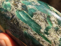 Polished Emerald Mica In Matrix Free Forms x 3 From Mutoko, Zimbabwe - Toprock Gemstones and Minerals 
