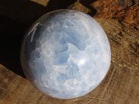Polished Blue Calcite Spheres  x 4 From Ihadilalana, Madagascar - Toprock Gemstones and Minerals 