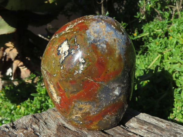 Polished Ocean Jasper Standing Free Forms x 3 From Madagascar - TopRock