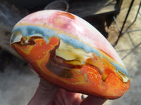 Polished Polychrome Jasper Domed Pieces  x 6 From Madagascar - Toprock Gemstones and Minerals 