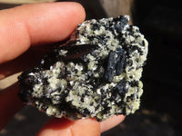 Natural Schorl Black Tourmaline Specimens  x 12 From Erongo, Namibia - Toprock Gemstones and Minerals 