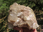 Natural Smokey Phantom Quartz Clusters  x 2 From Luena, Congo - TopRock