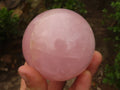 Polished Pink Rose Quartz Spheres  x 2 From Madagascar - Toprock Gemstones and Minerals 