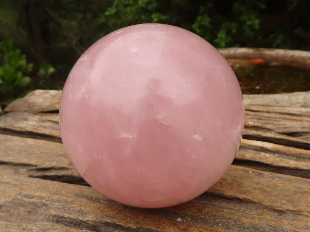 Polished Pink Rose Quartz Spheres  x 2 From Madagascar - Toprock Gemstones and Minerals 