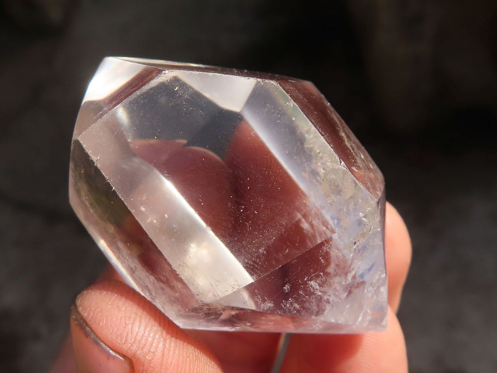 Polished Double Terminated Semi Optic Clear Quartz Points x 12 From Madagascar - Toprock Gemstones and Minerals 