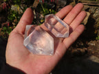 Polished Double Terminated Semi Optic Clear Quartz Points x 12 From Madagascar - Toprock Gemstones and Minerals 