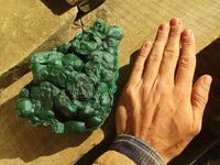 Natural Crystalline Botryoidal Malachite Specimen x 1 From Congo - Toprock Gemstones and Minerals 