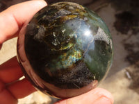Polished Lovely Labradorite Spheres  x 4 From Tulear, Madagascar - Toprock Gemstones and Minerals 
