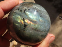 Polished Lovely Labradorite Spheres  x 4 From Tulear, Madagascar - Toprock Gemstones and Minerals 