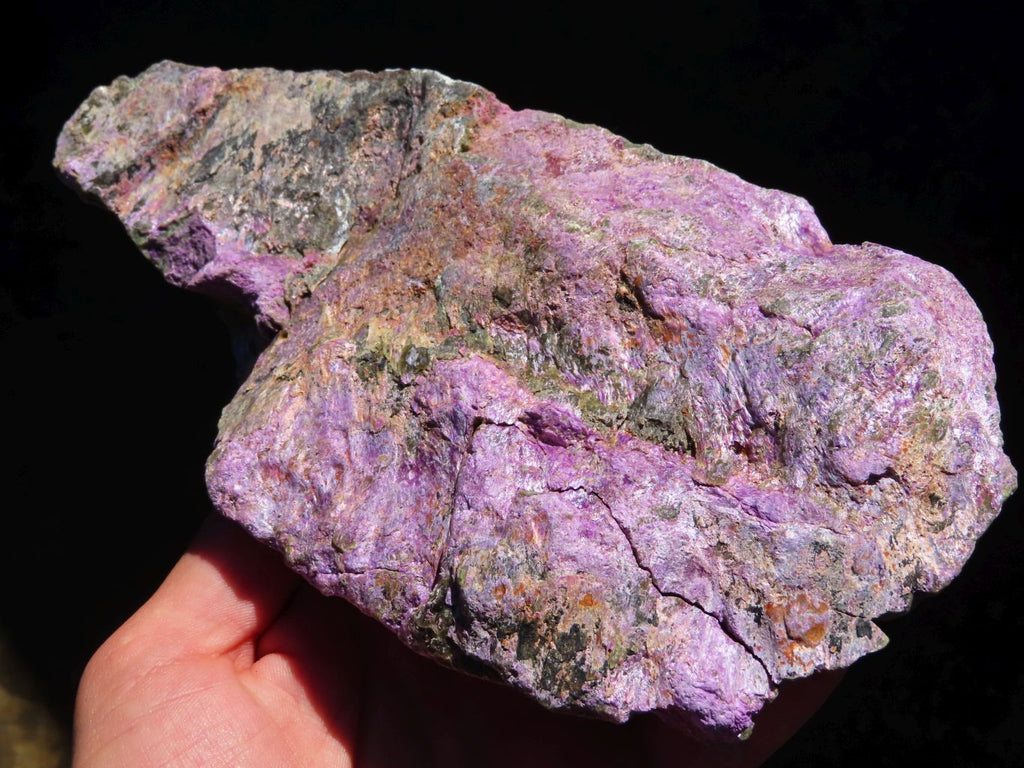 Natural Rough Stichtite & Green Serpentine Specimens x 2 From Barberton, South Africa - TopRock